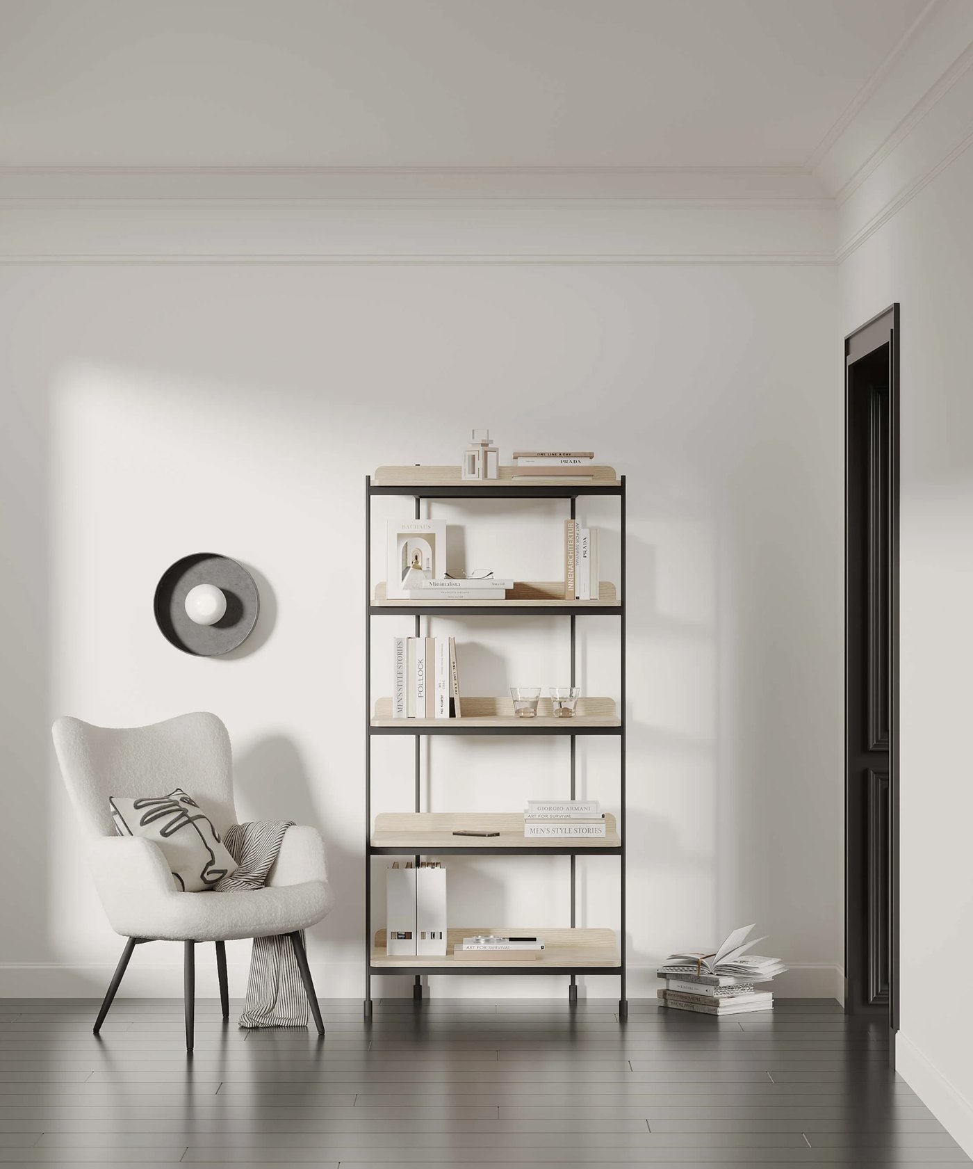 Металевий стелаж Spacious High