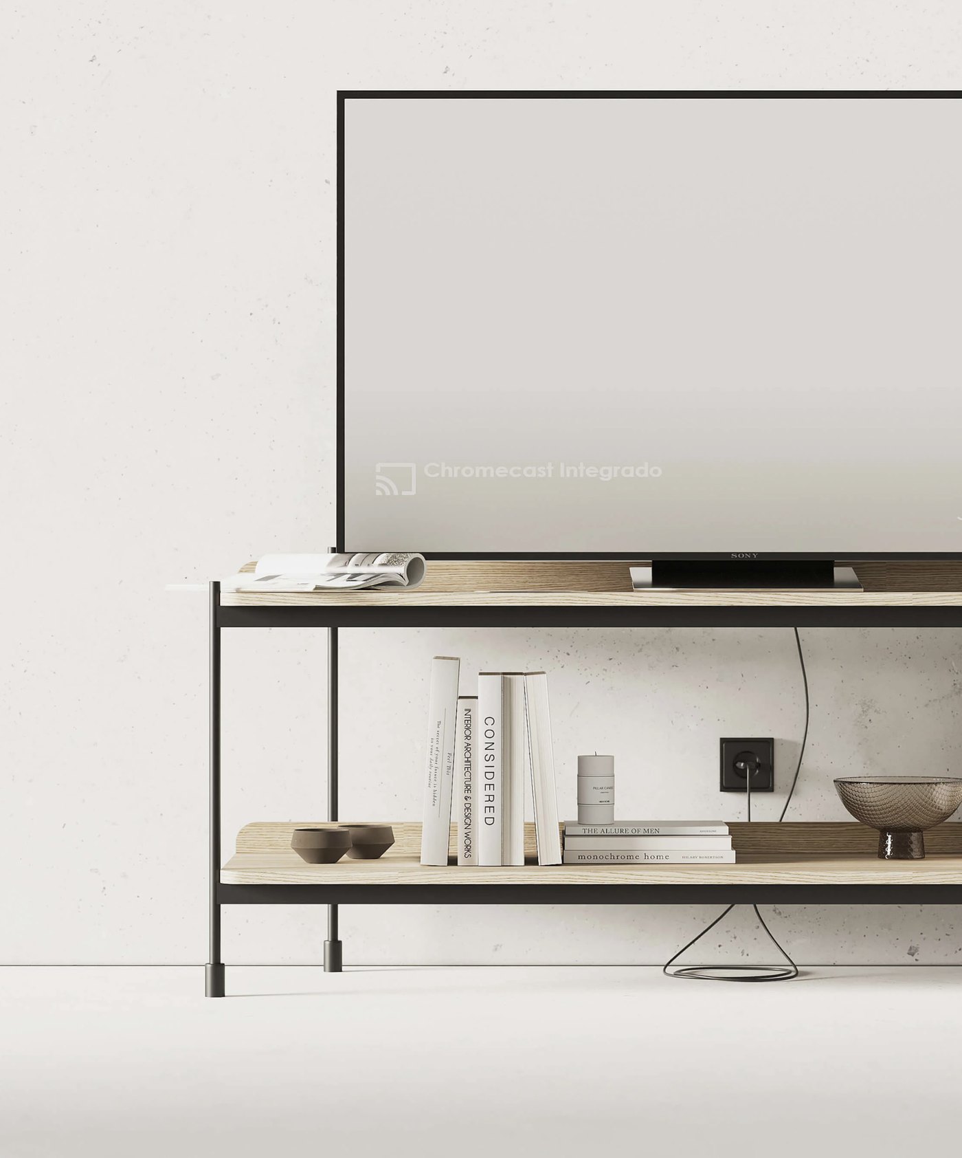 Металевий стелаж Spacious TV Stand
